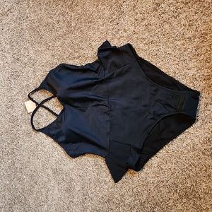 Marina West Black 1 piece swimsuit